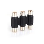 RCA 3 Triple to RGB Coupler Adapter Connector AV Cable