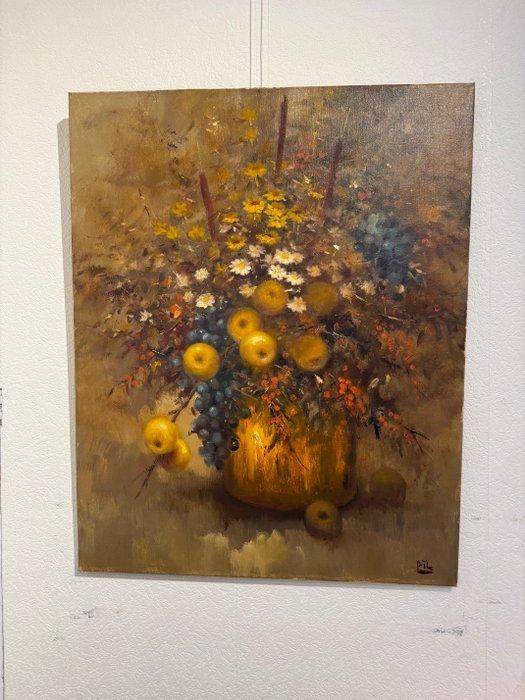 Pieter Daniël Dik (1943-1984) - Bloemstuk, Antiek en Kunst, Kunst | Schilderijen | Modern