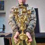 Kaarsenhouder (2) - Verguld brons - Top in het goud