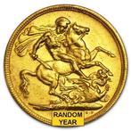 Verenigd Koninkrijk. British Gold Sovereign King Edward VII, Postzegels en Munten