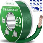 KESSER® Begrenzingskabel 50 m + 12 kabelconnectoren voor rob, Verzenden, Nieuw