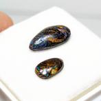 Natural Boulder Opals tot 5,05 CT met mooie vuurtjes