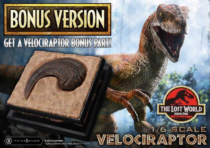 Jurassic Park II Legacy Museum Collection Statue 1/6 Velocir, Verzamelen, Film en Tv, Ophalen of Verzenden
