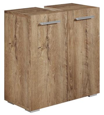 Wastafelkast Jupiter 60 x 30 x 60 cm Bruin Eiken, Verzenden