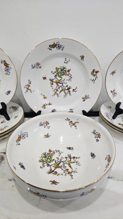 Michelaud frères Limoges - Tafelservies (10) - Porselein -, Antiek en Kunst, Antiek | Glaswerk en Kristal