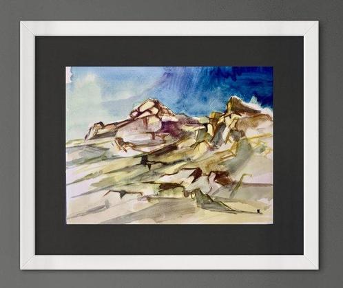 Eugene Eechaut (1928-2022) - Magnifique paysage de rochers, Antiquités & Art, Art | Peinture | Moderne