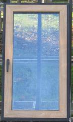 pvc raam , chassis , venster 69 x 124 eik / zwart, Doe-het-zelf en Bouw, Raamkozijnen en Schuifdeuren, Kunststof, Minder dan 75 cm