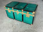 Coffre de rangement - Bois, Laiton - valise de voyage