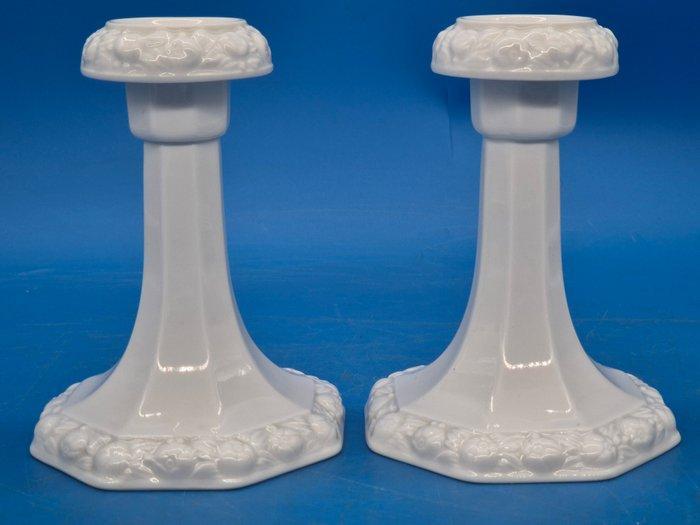 Kandelaar Rosenthal classic – Een paar kaarsenhouders – wit, Antiek en Kunst, Antiek | Meubels | Tafels