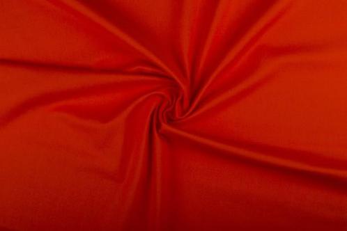 Katoen stof oranjerood - Katoenen stof 10m op rol, Hobby & Loisirs créatifs, Tissus & Chiffons, Envoi