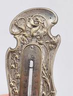 Thermomètre - Plaqué(e) argent - thermomètre de style Art