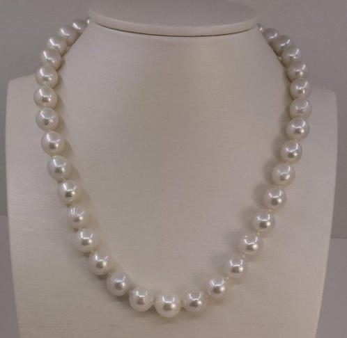 Zonder Minimumprijs - Halsketting 9x11,5 mm witte, Handtassen en Accessoires, Kettingen