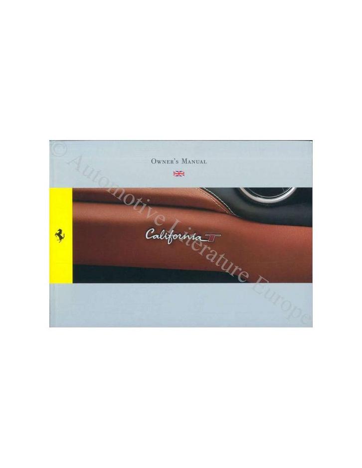 2014 FERRARI CALIFORNIA T INSTRUCTIEBOEKJE ENGELS, Autos : Divers, Modes d'emploi & Notices d'utilisation, Enlèvement ou Envoi