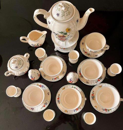Villeroy & Boch - Service à café (24) - Set da tè con decoro, Antiek en Kunst, Antiek | Meubels | Tafels