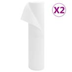 vidaXL Vliesdoek voor planten 2 rollen 70 g/m² 50x1,6 m, Verzenden, Nieuw