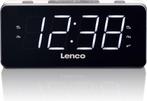 Wekkerradio met LED Display - Wit Lenco CR-18 SHOWMODEL, Elektronische apparatuur, Verzenden, Nieuw