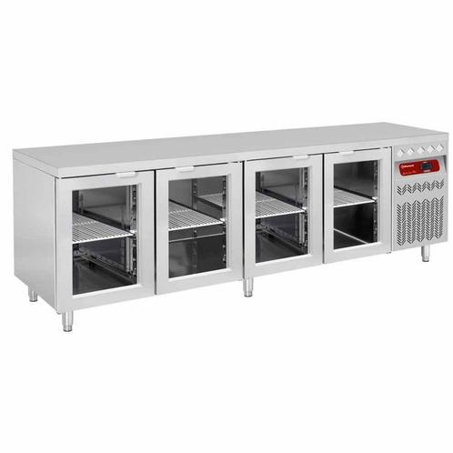 D-DT224/P9-VD Table frigorifique ventilée, 4 portes vitrées, Articles professionnels, Horeca | Équipement de cuisine, Refroidissement et Congélation