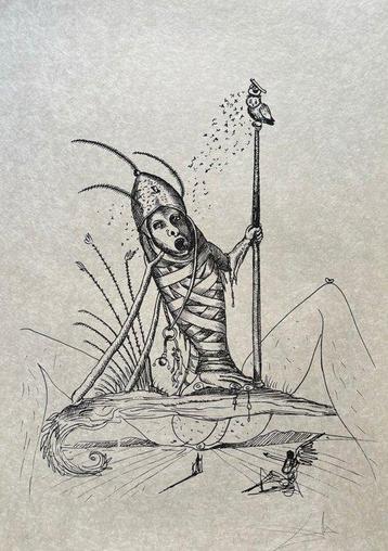 Salvador Dali (1904-1989) - The Antichrist from Le Songes