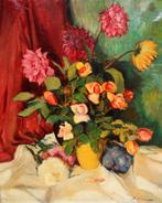 Albert Muñoz Boquera (1925-?) - Bodegón de flores, Antiek en Kunst
