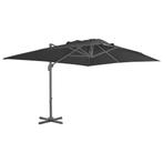 vidaXL Zwevende parasol met aluminium paal 400x300 cm, Tuin en Terras, Verzenden, Nieuw