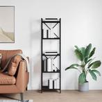 vidaXL Boekenplank Zwart Eiken 40 x 30 x 155 cm Bewerkt hout, Verzenden