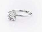 Zonder minimumprijs - Verlovingsring - 18 karaat Witgoud -