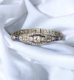 Armband Platina, Art Deco Platina & Diamanten Armband Circa, Handtassen en Accessoires, Armbanden, Nieuw