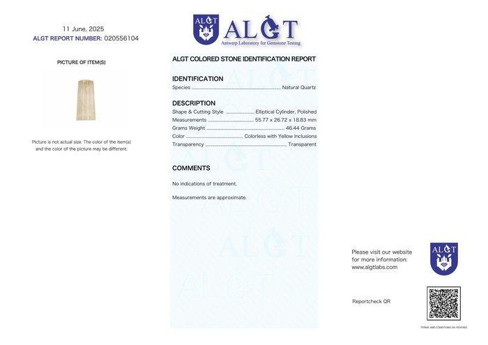 ALGT-gecertificeerd - Groot en meesterlijk natuurlijk, Verzamelen, Mineralen en Fossielen