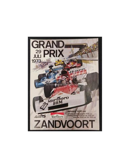 1973 GRAND PRIX ZANDVOORT ORIGINELE POSTER, Collections, Marques automobiles, Motos & Formules 1, Enlèvement ou Envoi