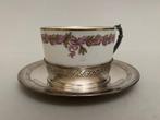 Limoges - Tasse et soucoupe - Argent 950