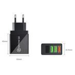 Qualcomm Quick Charge 3.0 Triple 3x Port USB Muur Oplader, Telecommunicatie, Nieuw, Verzenden