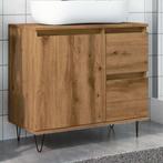 vidaXL Badkamerkast 65x33x60 cm bewerkt hout artisanaal, Verzenden, Nieuw