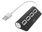 Veiling - Hama USB-hub, 4-poorts, USB 2.0, 480 Mbit/s, zwart, Gebruikt