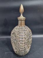 Karaf - Glas, Metaal - Vintage Chinese draak, Antiek en Kunst