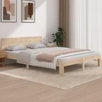 vidaXL Bedframe massief hout 150x200 cm, Huis en Inrichting, Slaapkamer | Bedden, Verzenden, Nieuw