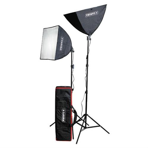 Caruba All-In-1 Lichtset (Softbox/LED) OUTLET, TV, Hi-fi & Vidéo, Photo | Studio photo & Accessoires, Envoi