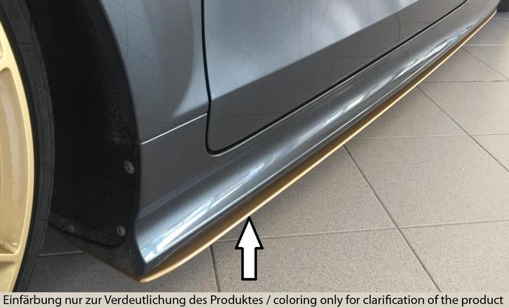 Rieger side skirt aanzetstuk | TT RS (8J): 09.09- - Roadster, Auto-onderdelen, Carrosserie, Nieuw, Audi, Verzenden