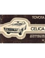 1977 TOYOTA CELICA INSTRUCTIEBOEKJE DUITS / FRANS