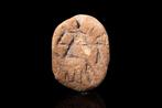 Oud-Egyptisch Steatiet Scarabee Amulet  (Zonder
