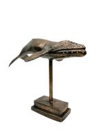 Statue, Walvis - potvis - 30 cm - Bronze