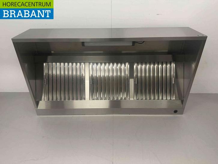 RVS Afzuigkap Dampkap met lamellen filters Premium-line 180, Elektronische apparatuur, Afzuigkappen, Nieuw, Ophalen of Verzenden