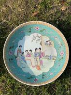 Paar Grote Spiegel Schotels - Plat - Chargers - Porcelaine, Antiek en Kunst