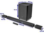 JBL Bar 5.1 - Soundbar met draadloze subwoofer en afneembare, Verzenden, Zo goed als nieuw