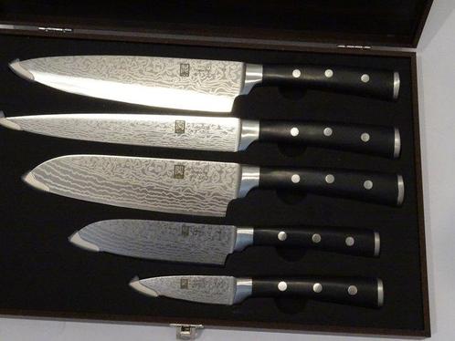 Yoshiro - Lot de couteaux (5) - Acier (inoxydable), Antiquités & Art, Antiquités | Ustensiles de cuisine