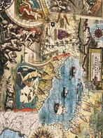 Le monde antique entre vos mains – Tissu de luxe avec cartes