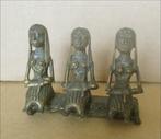 Dokra beeldje 3 vrouwen met kind - Brons - India - 20th, Antiek en Kunst