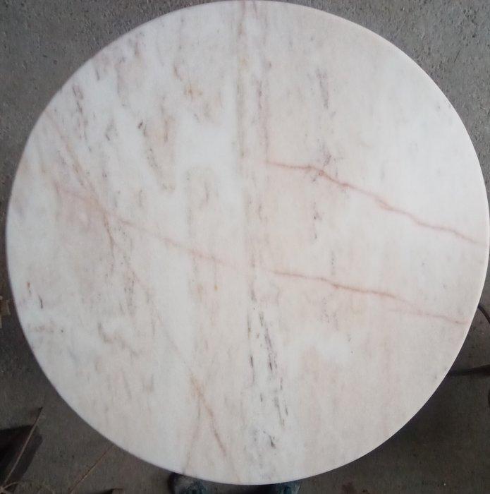 Bijzettafel - Smeedijzer, Marmer, Antiek en Kunst, Curiosa en Brocante