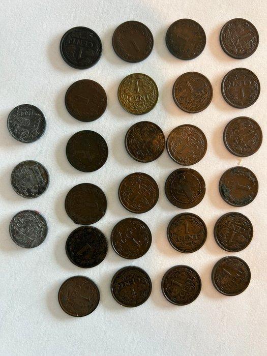 Nederland. Centén van 1878 tot 1944 (Zonder minimumprijs), Postzegels en Munten, Munten | Nederland