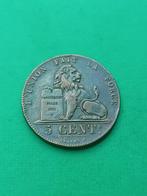 België. Leopold I (1831-1865). 5 Cents 1856  (Zonder