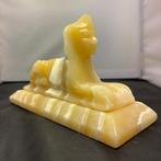 Figurine - Onyx Sfinx Beeldje - Egyptisch Design - 1,4 kg -, Antiek en Kunst